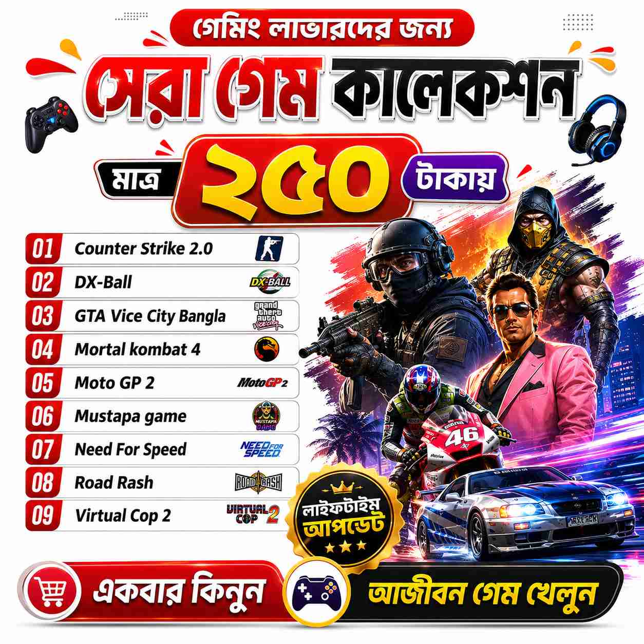 গেমিং লাভারদের জন্য - সেরা কম্পিউটার গেম কালেকশন